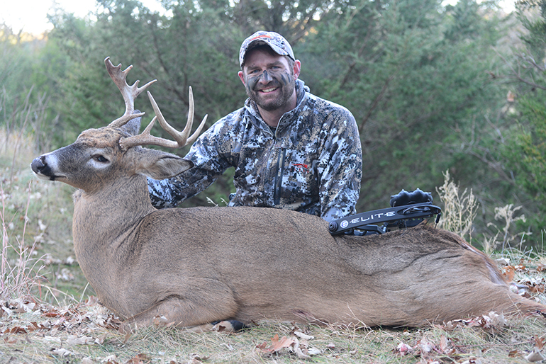 Tony Peterson with Whitetail Buck