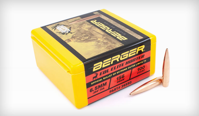 Berger 6.5mm 156gr EOL Elite Hunter Bullets Available Now