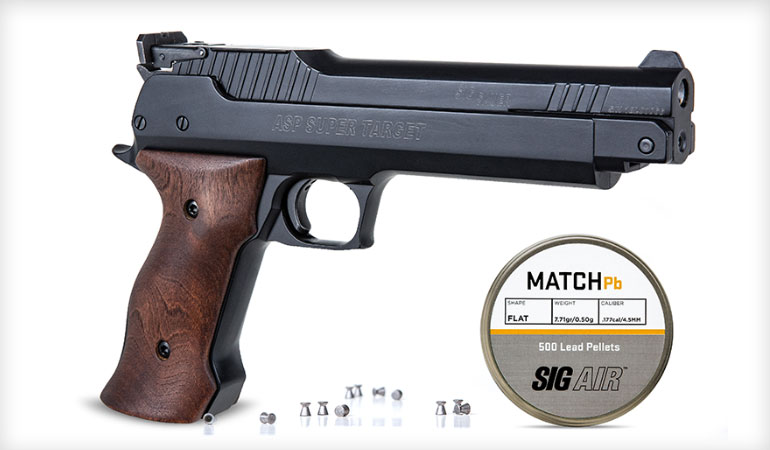 SIG Super Target Air Pistol and New Line of Pellets Now Available