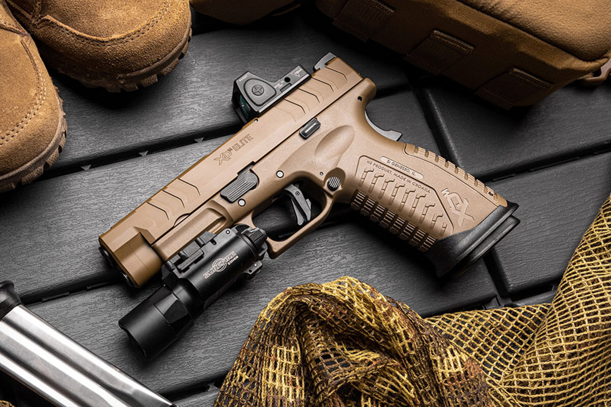  New Springfield Armory Desert FDE XD-M Elite 10mm Pistol: First Look