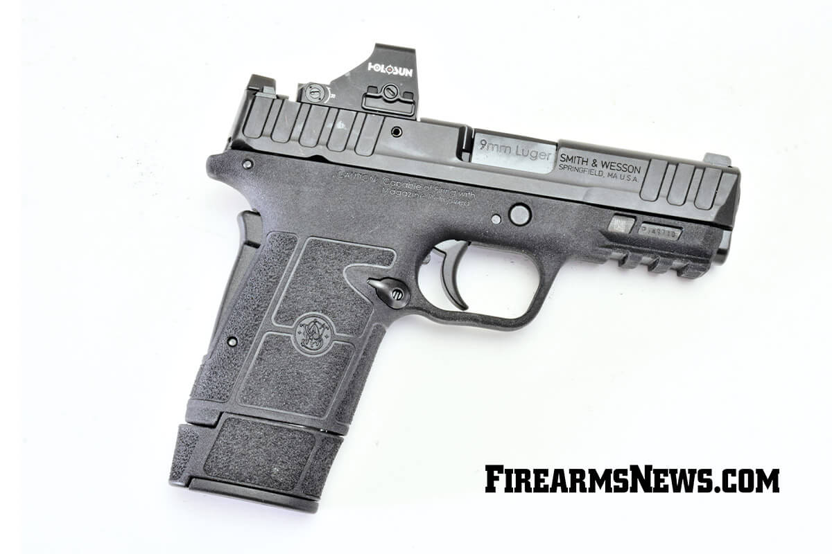 Smith & Wesson Equalizer Concealed Carry Pistol slide serrations