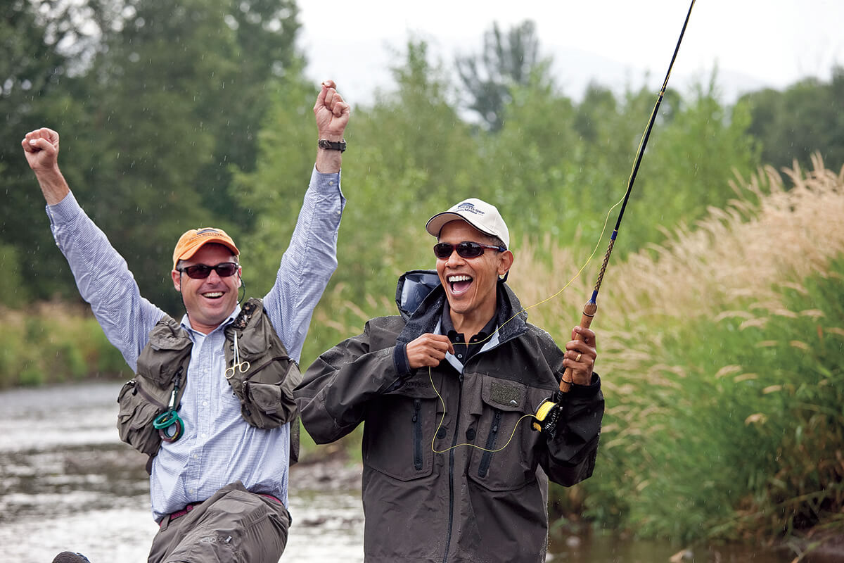 Obama Goes Fly Fishing