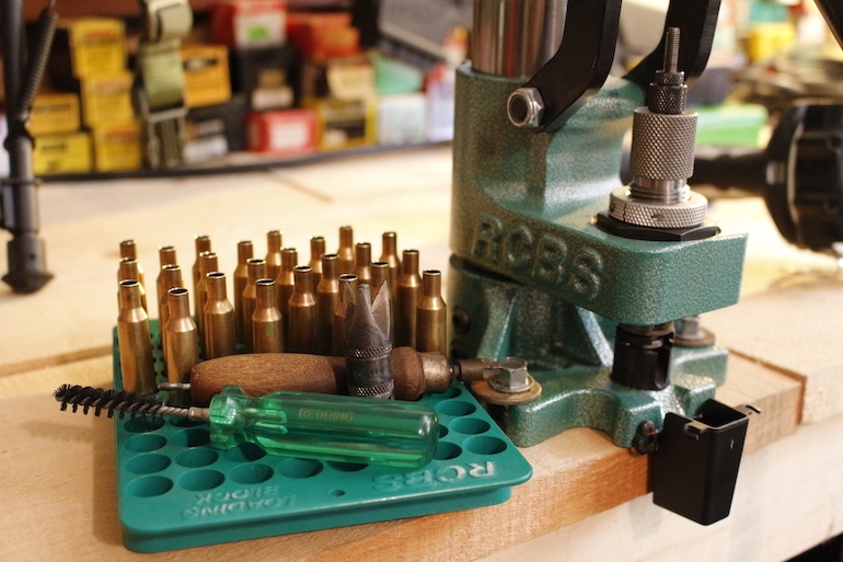Bare-Bones Gear for Reloading Ammo at Home