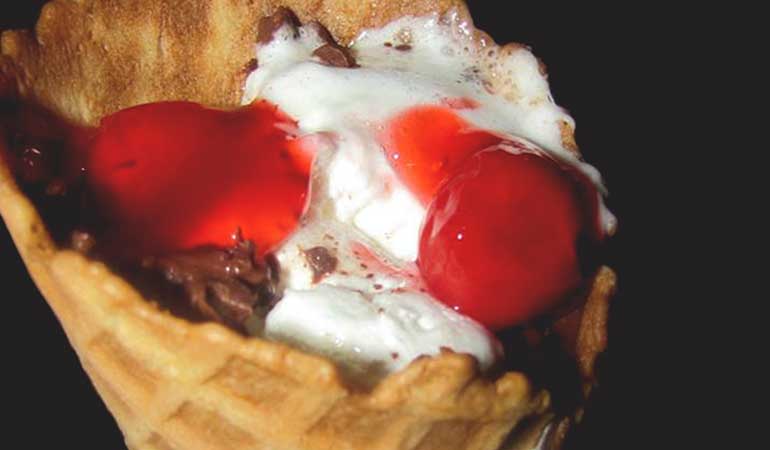 Cherry Pie S'more Cones Recipe