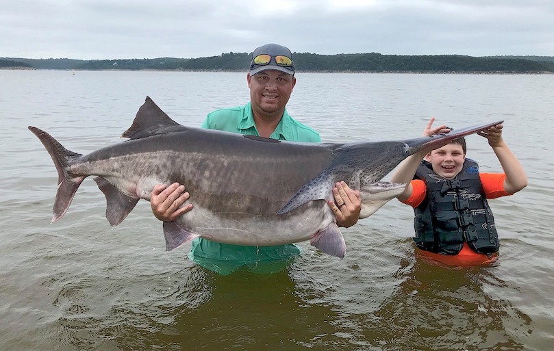 World-Record Paddlefish Déjà Vu - Oklahoma Gives Up Another Weighing 151.9 Pounds