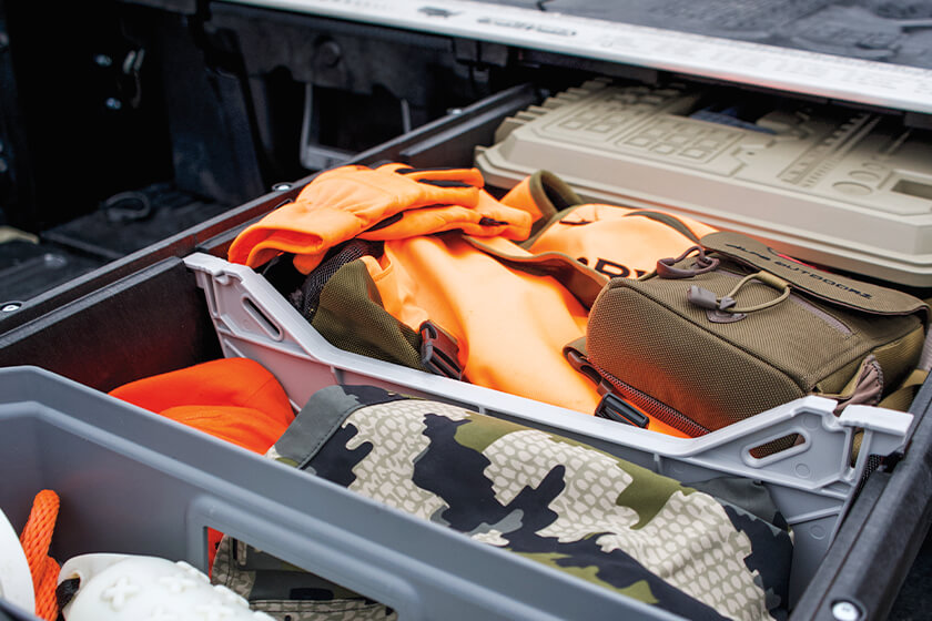 Truck bed drawer system
