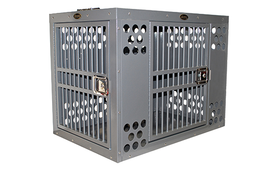 Zinger Winger Double Door Aluminum Dog Crate