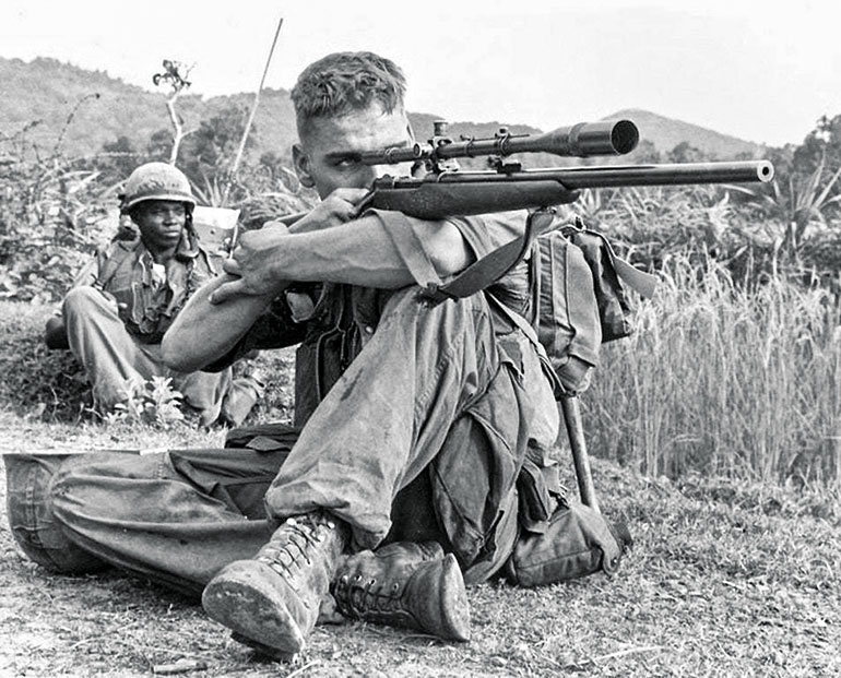 Early Vietnam Sniping