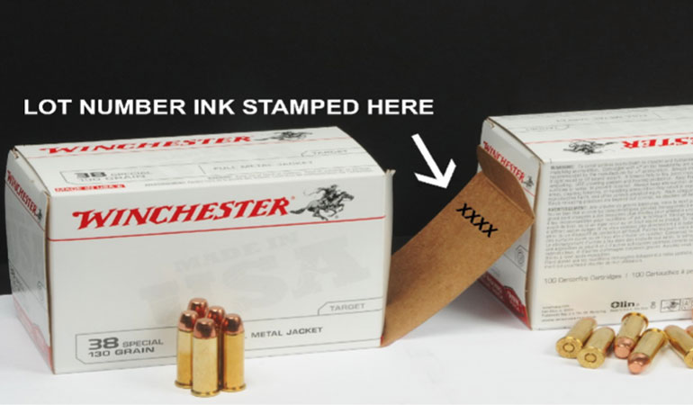 Product Warning and Recall Notice for Winchester .38 Special 130 Grain Full Metal Jacket
