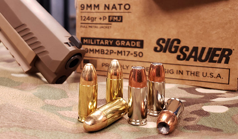 SIG SAUER Introduces M17 9mm +P Ammunition