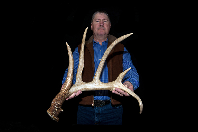 2015 Indiana shed antler from Moffet buck