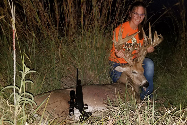 BREAKING NEWS: Kansas Teen Tags Potential Women's World Record Buck