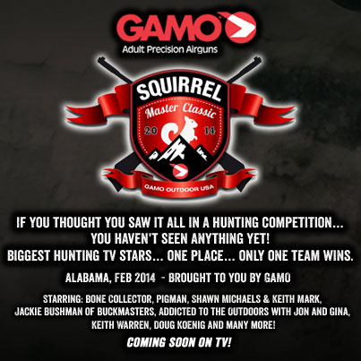 Gamo Outdoors USA Presents the First Annual 'Squirrel Master Classic' Hunting Event
