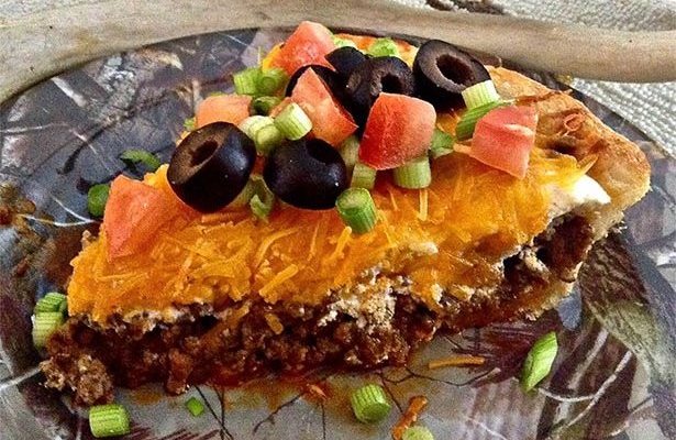 venison taco pie