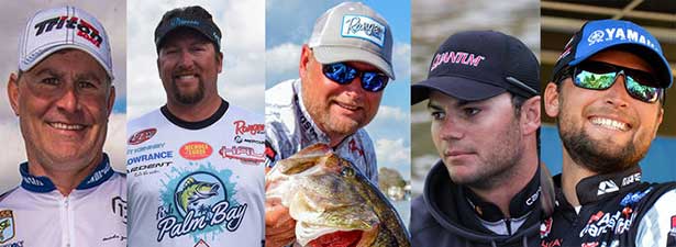 major league fishing adds 5 bass pros to select events