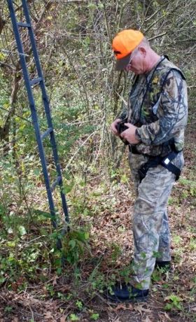 Always be cautious using a tree stand.