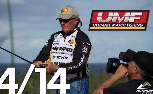 Jeff Kriet is among the 12 pros battling head to head in UMF. (Courtesy Ultimate Match Fishing)
