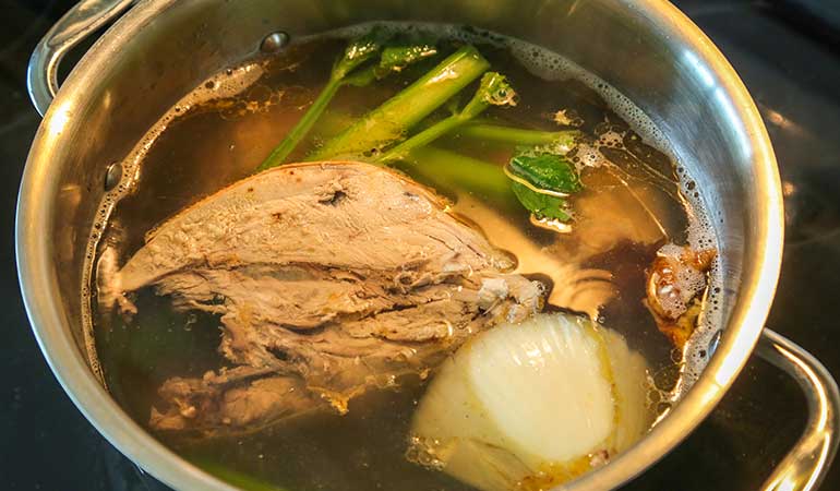 Pheasant Cock-a-Leekie Soup Recipe
