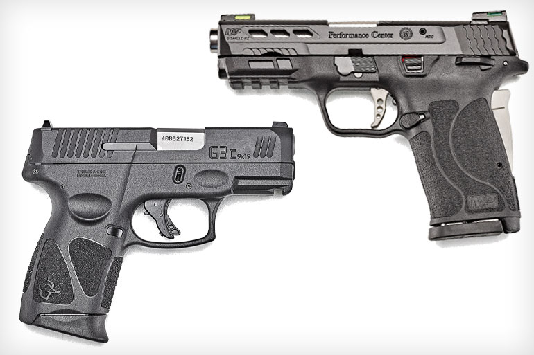 Smith & Wesson M&P9 Shield EZ vs. Taurus G3c