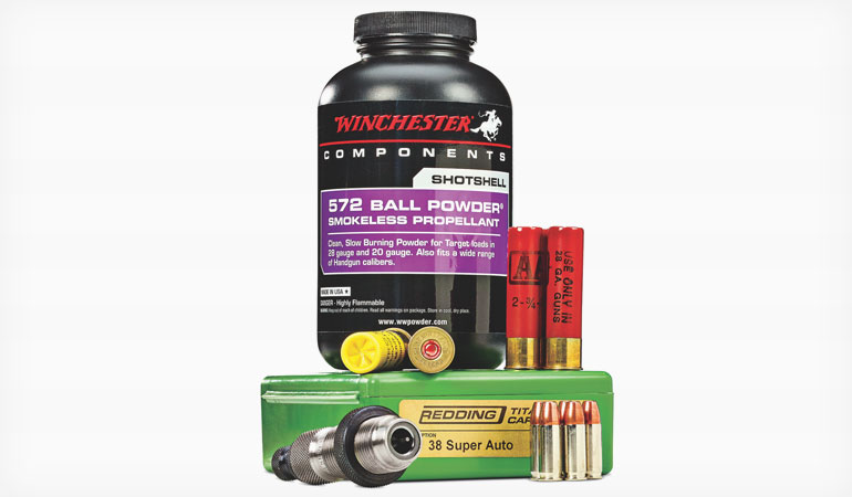 38 Super and 9mm Load Data for Winchester 572 Ball Powder
