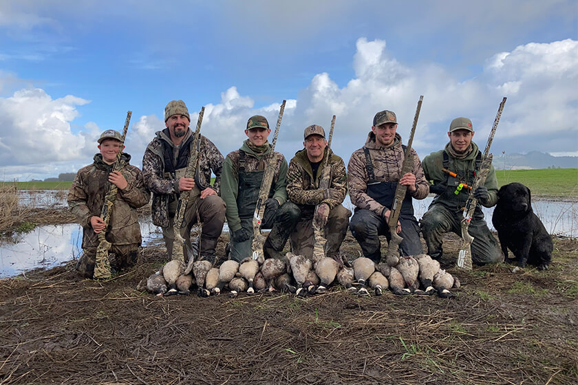 Hunters After A Successful Cackler Hunt