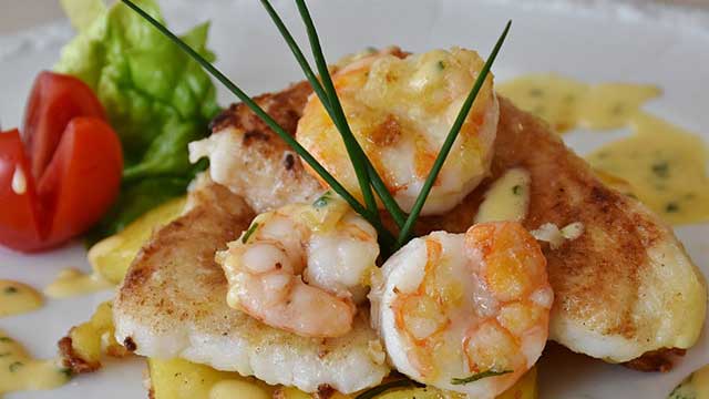 Baked Walleye with Shrimp Recipe