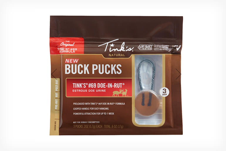 Tink’s #1 Doe-P and Trophy Buck Natural & Synthetic Buck Puck Line