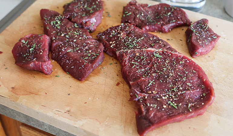 elk venison steak frites recipe season