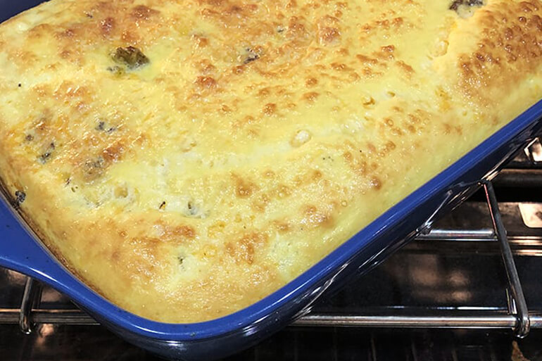 Green Chile Venison Egg Bake Recipe