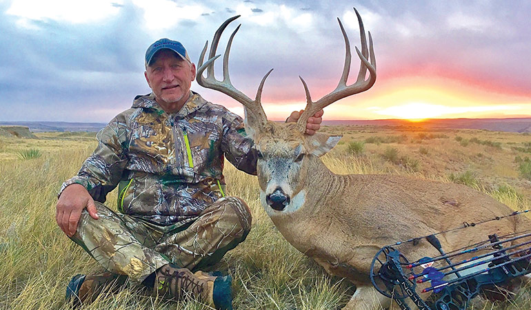 Greg Miller with South Dakota whitetail buck