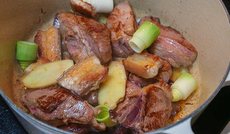 Japanese-Style Venison and Pork Belly Recipe