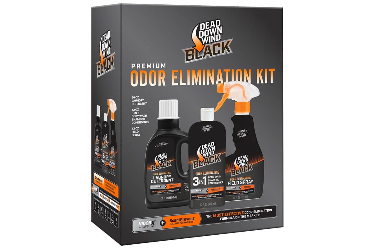 Dead Down Wind 207022 Black Detergent Bodywash and Spray Scent Elimination  Set Brand New