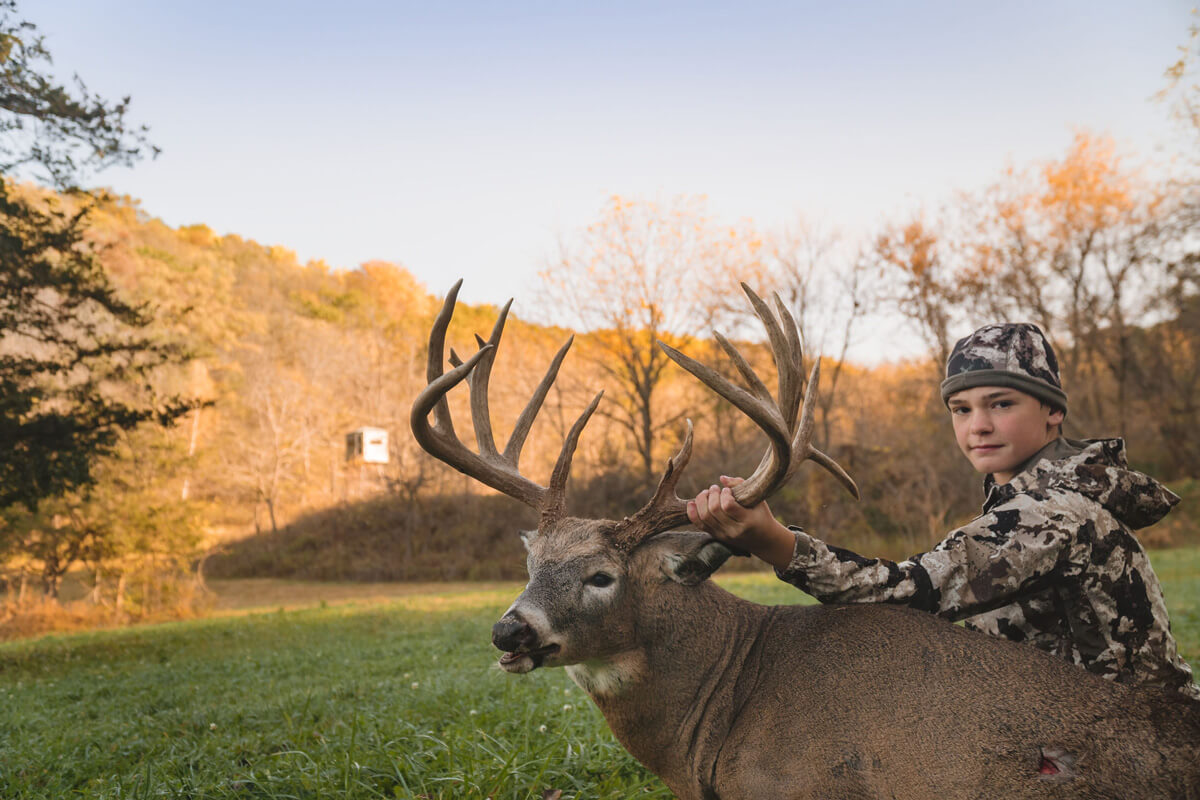 14-Year-Old Tags Mammoth Wisconsin Buck
