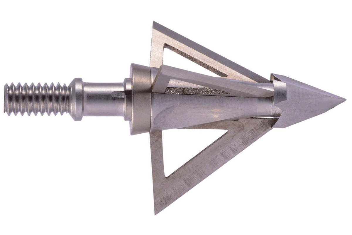 125 Grain Fixed Blade Broadheads – 3-Blade, 3-3/4" Cut – For Turkey Hunting / Archery