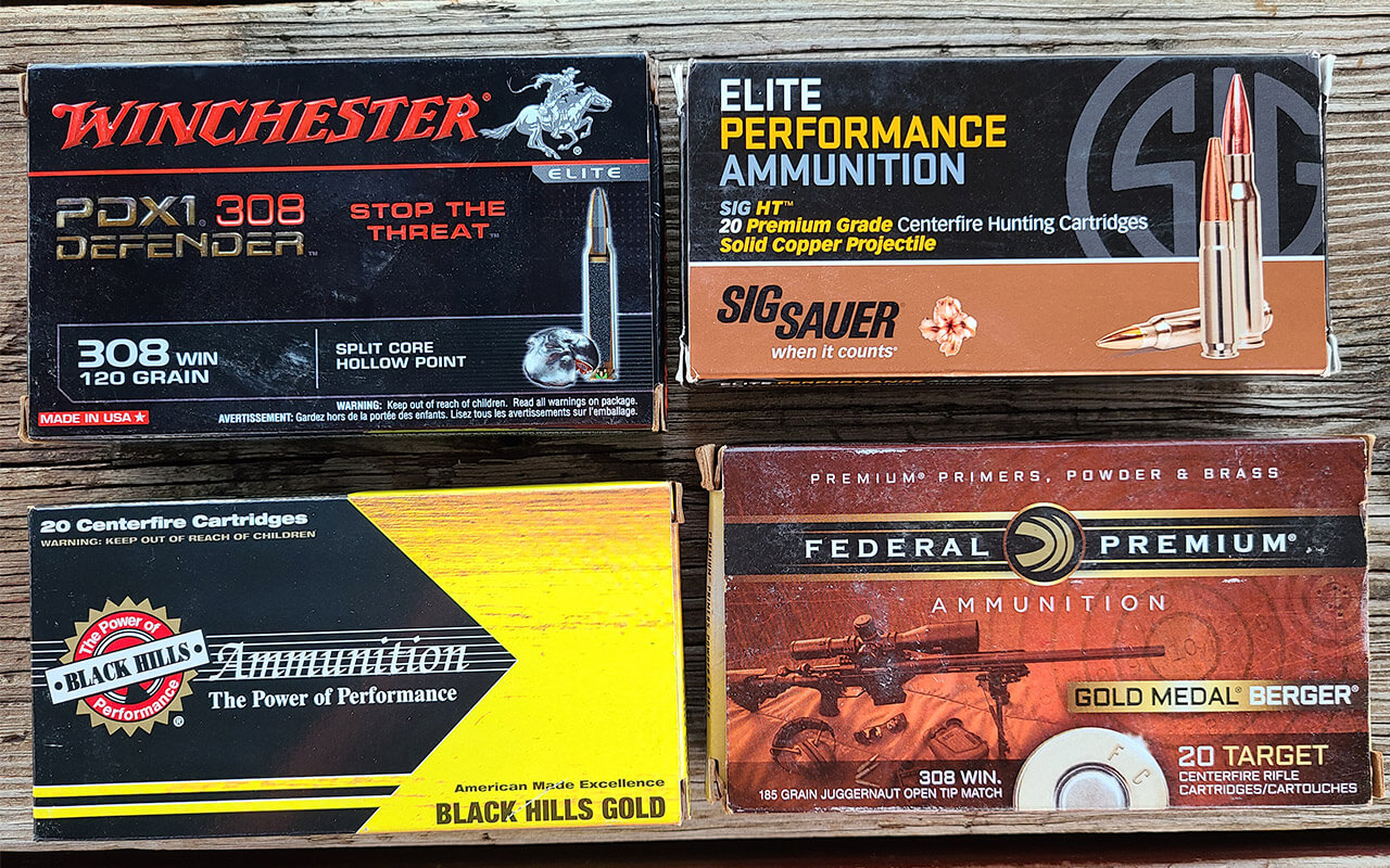 Best .308 Win barrel length and ammo