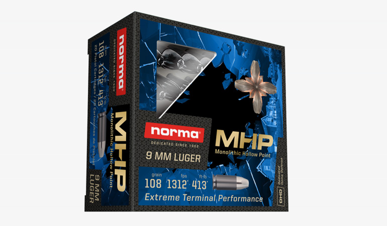 Norma Introduces Personal Defense Handgun Ammo with Monolithic Hollow Point