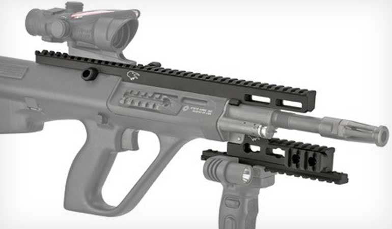 Steyr Arms USA Adds M-LOK Rail Systems to Its AUG Accessory Offerings