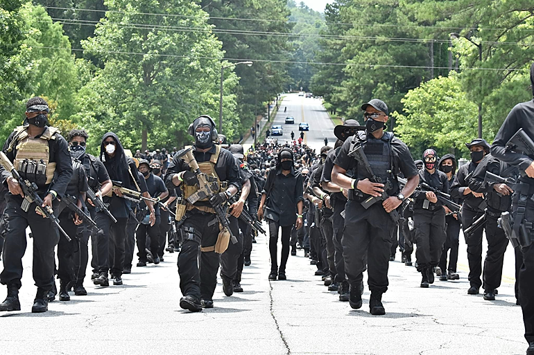 NFAC Black Militia at Stone Mountain