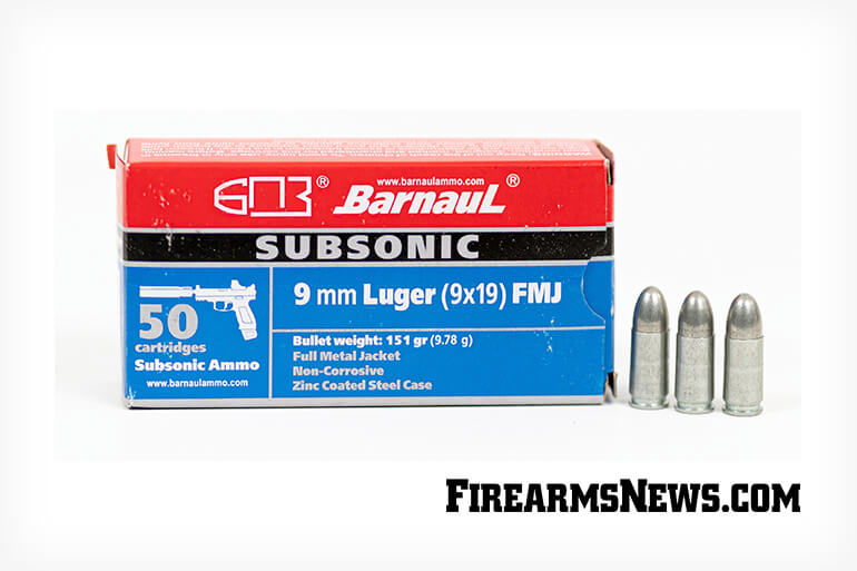Barnaul Introduces Subsonic 9mm Luger