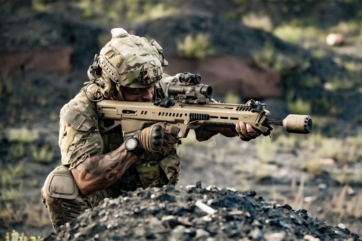 Beretta and True Velocity Announce Civilian Semi-Auto 6.8TVC RM277 Bullpup Rifle!