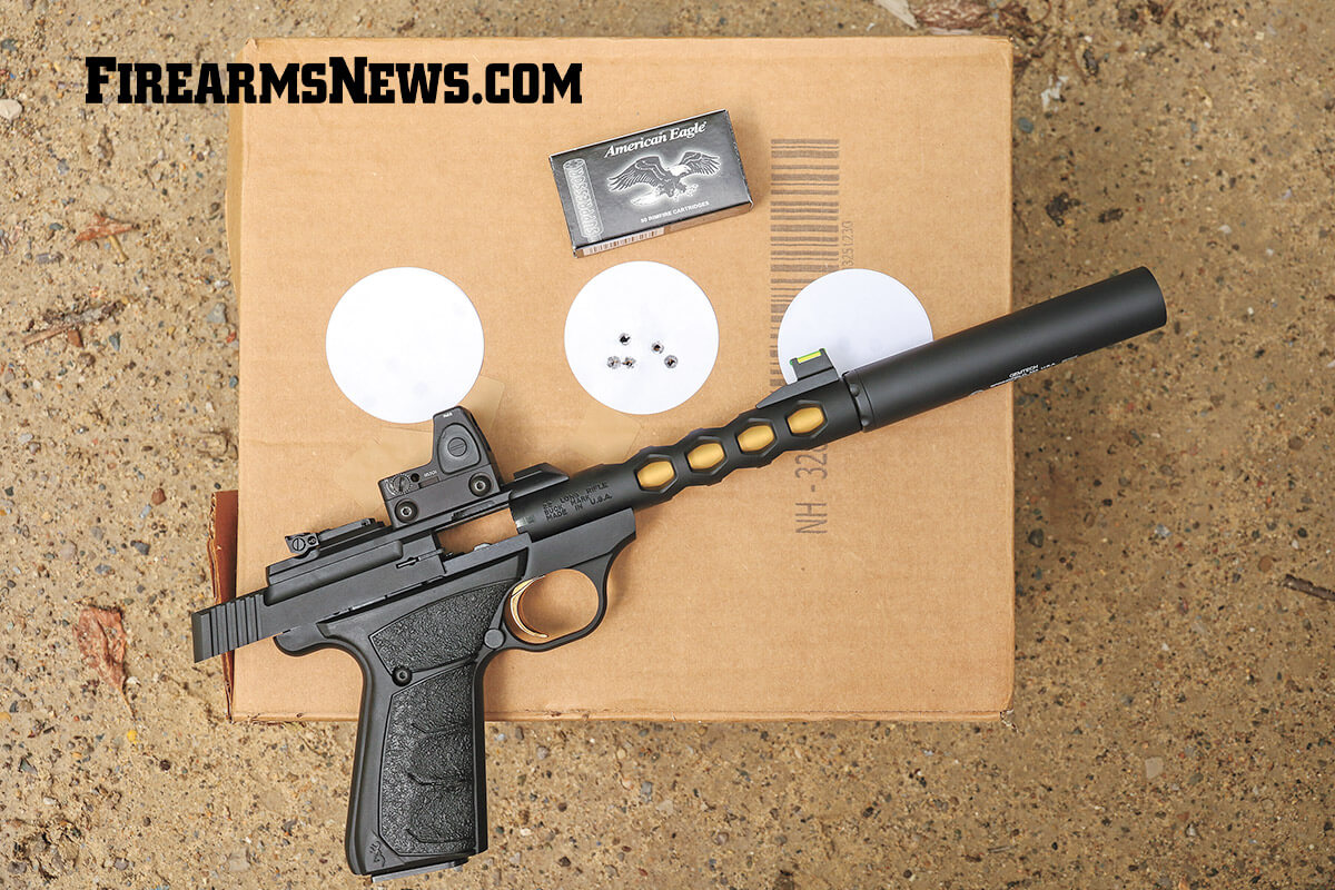Browning Buckmark Gold Suppressor Ready Gemtech Rimfire Pistol