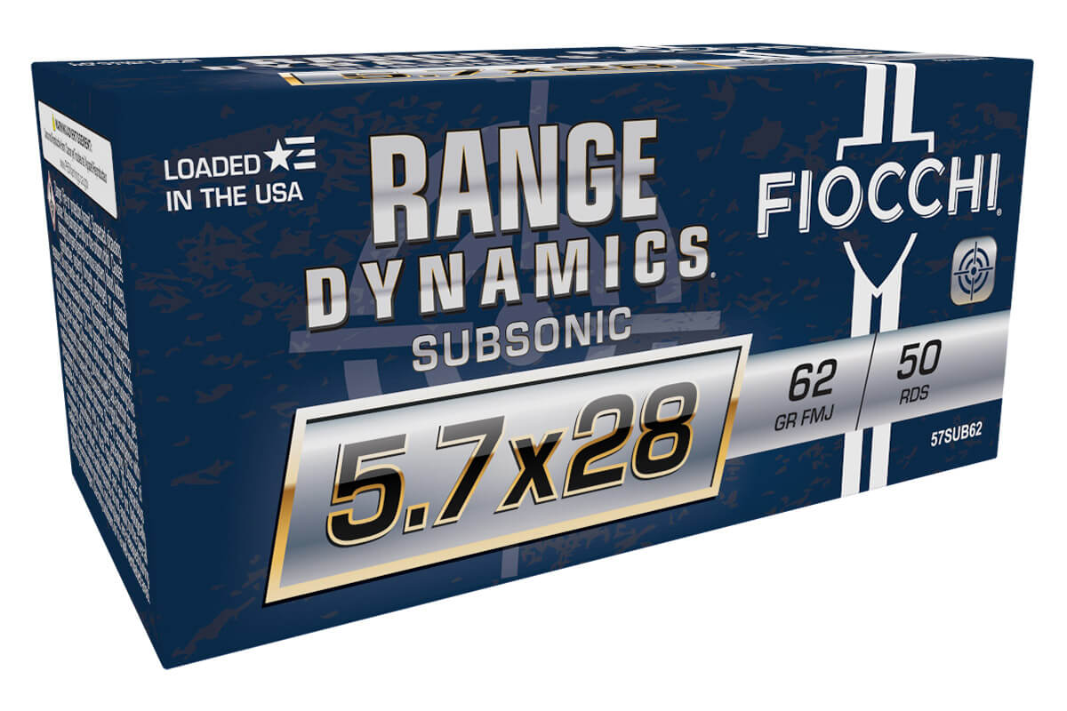 Fiocchi Introduces New 5.7x28mm Subsonic Ammo