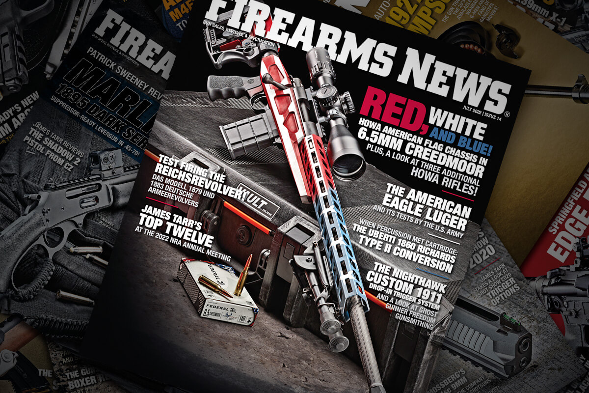 Firearms News July 2022 — Issue #14: Howa American Flag Chassis in 6.5mm Creedmoor