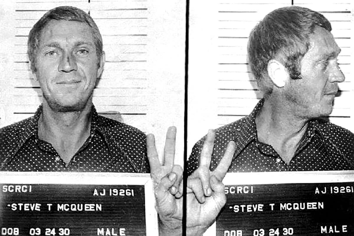 Steve McQueen Mug Shot