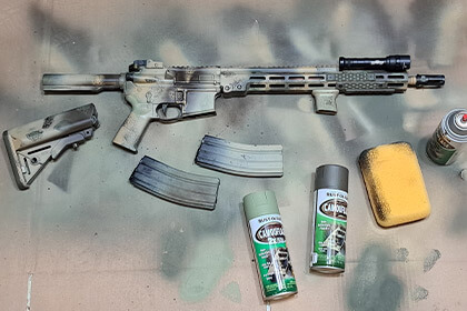 How to Spray Paint Your AR-15 Rifle