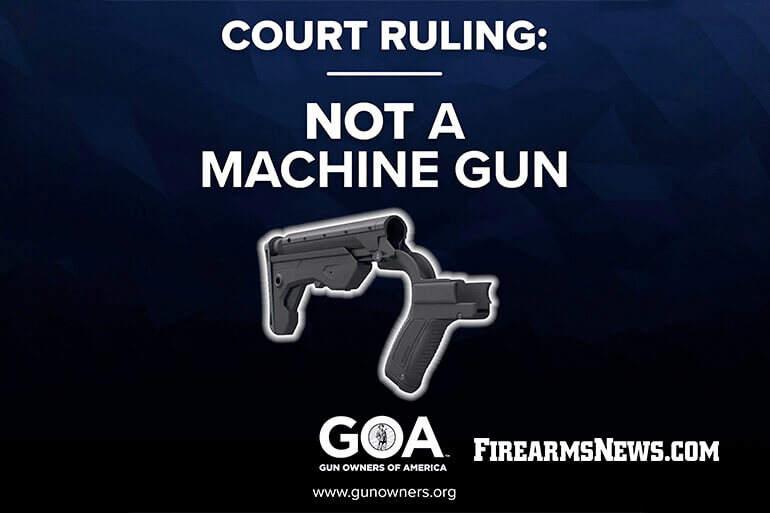 Trump Gun Control Defeated by GOA! Bump Stocks Are NOT Machine Guns!