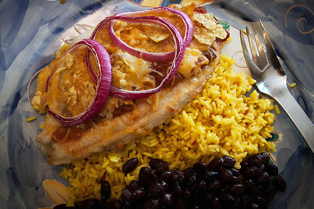 Easy Mexican Redfish Recipe