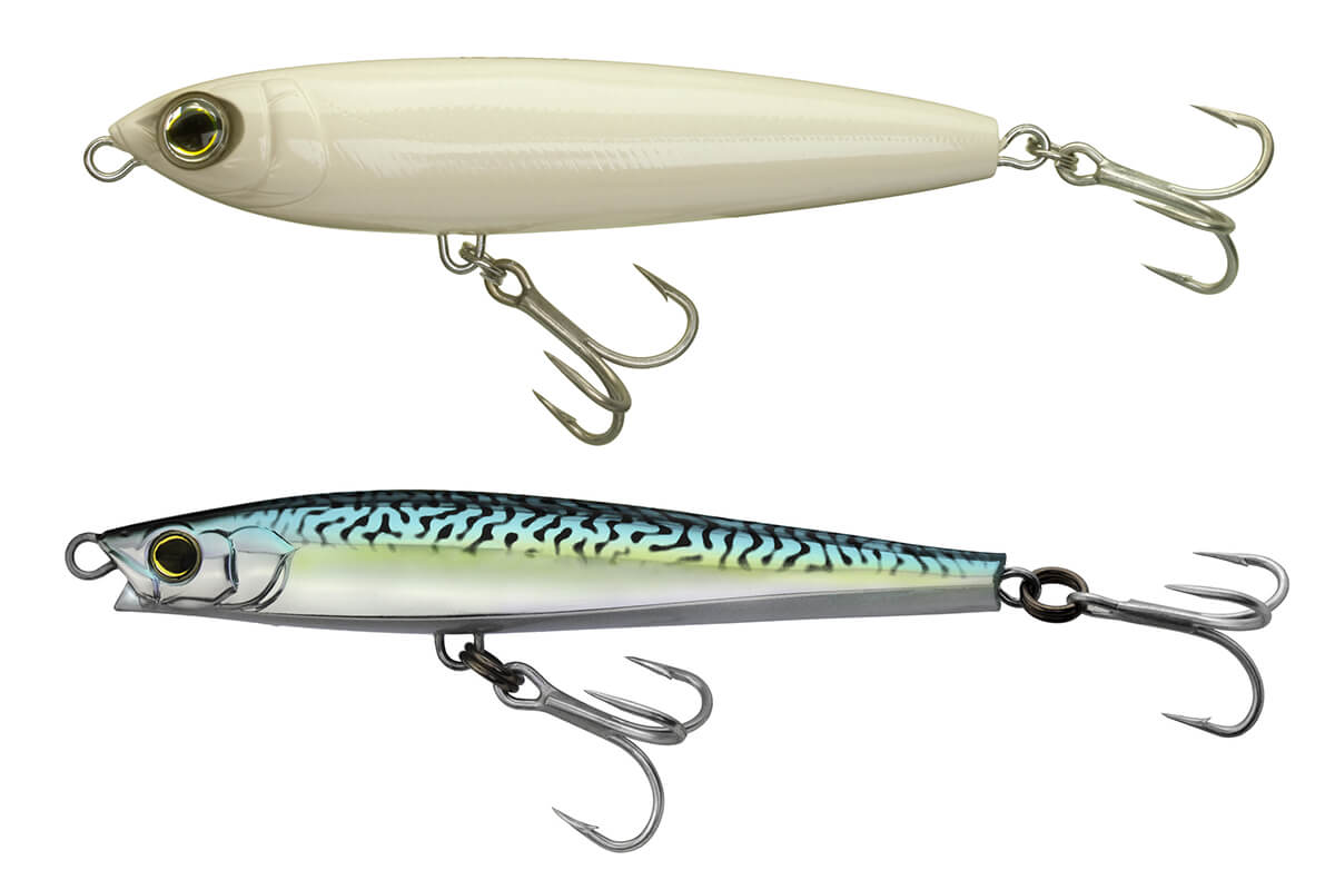 yo-zuri hydro pencil and monster shot lures