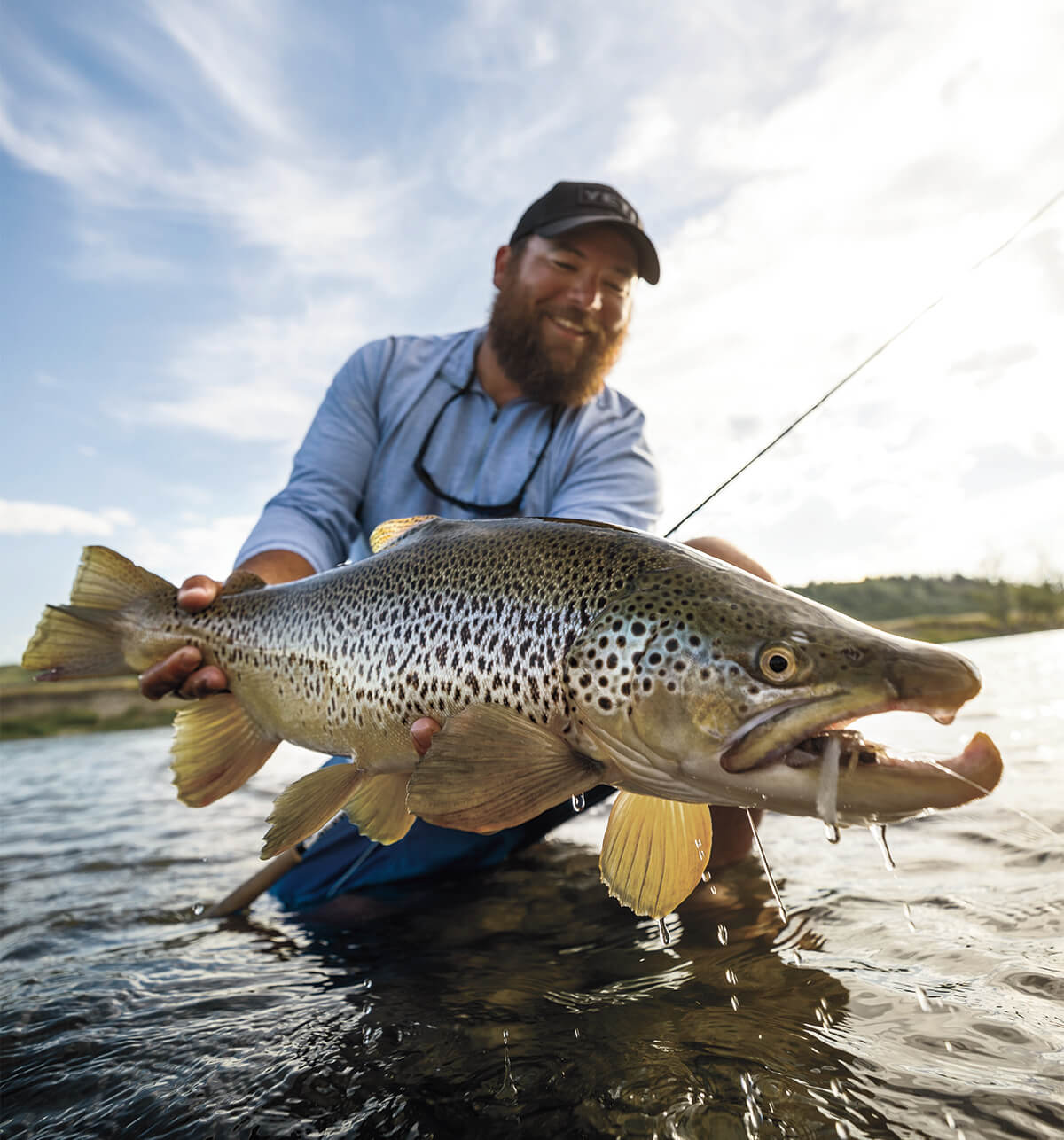 Fly Fishing Alberta's Bow River - Fly Fisherman
