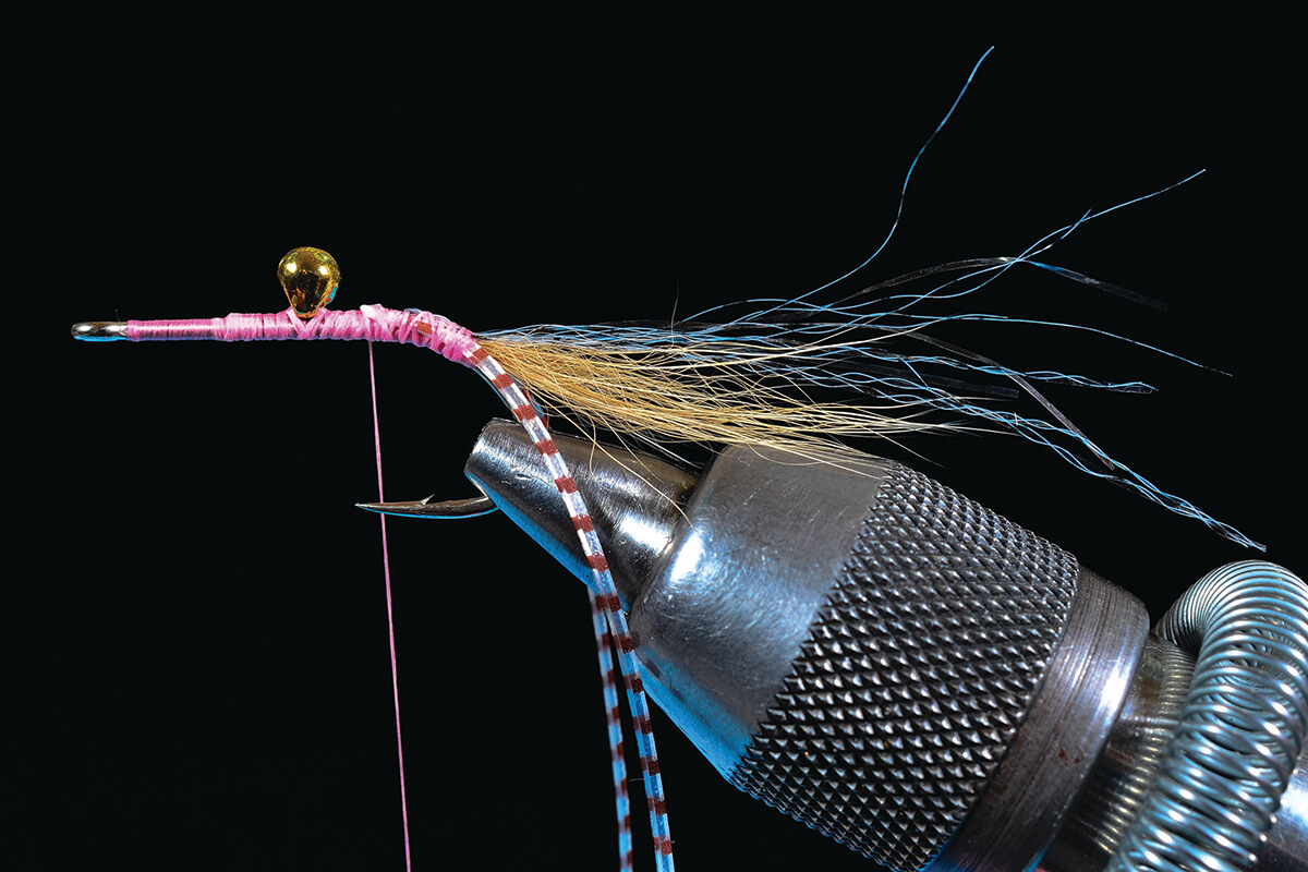 Saltwater Fly Tying Streamer Dressing Blue water Step by step